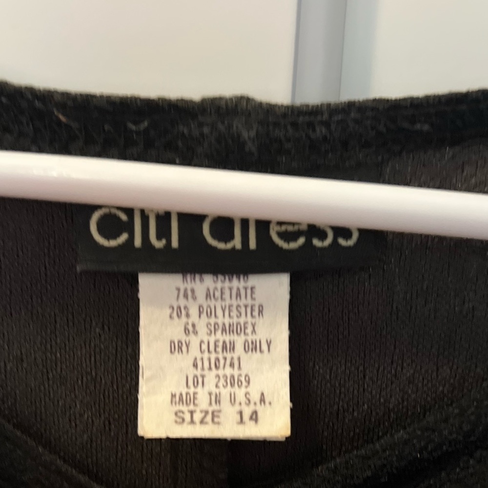 Vintage Women’s Citi Dress sz 14 - Picture 2 of 4